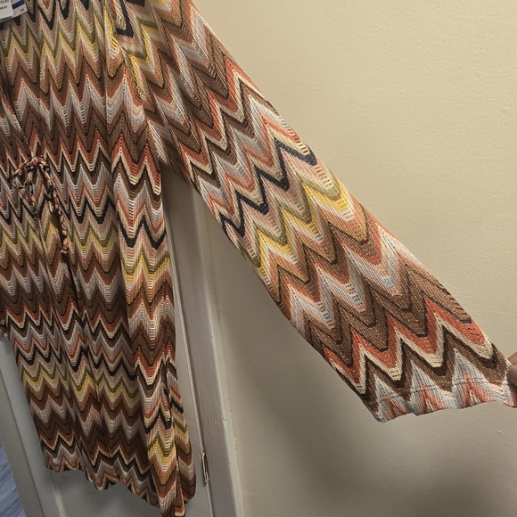 Kasper Knit  Front Tie Cardigan Size XL NWT - Picture 8 of 12